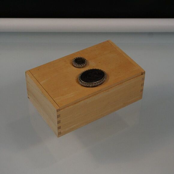 Decorative Wooden Storage Box Jewelry Box Stash Box Keepsakes Box - Picture 1 of 6